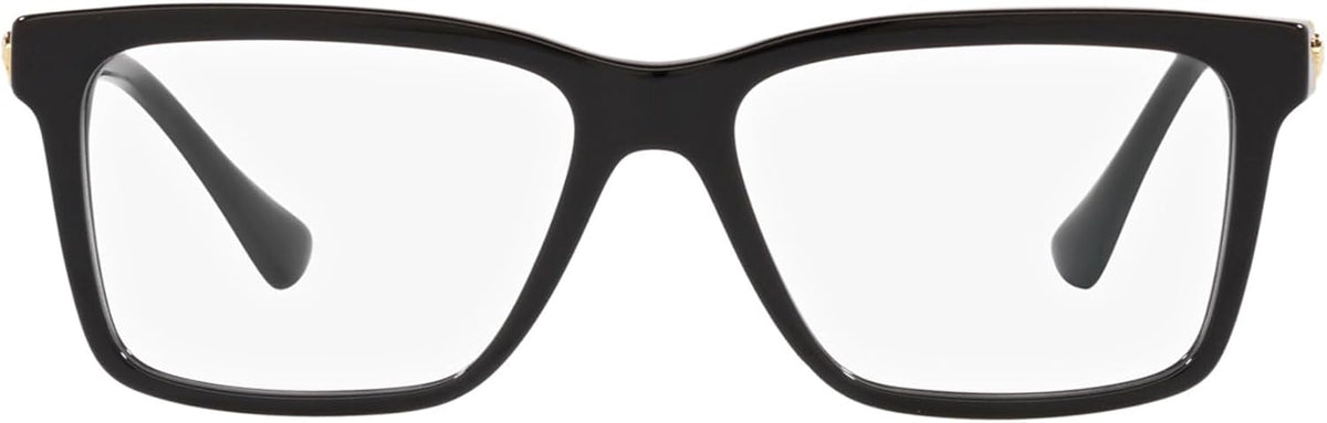 Versace VE 3328 GB1 Black Plastic Rectangle Eyeglasses 56mm