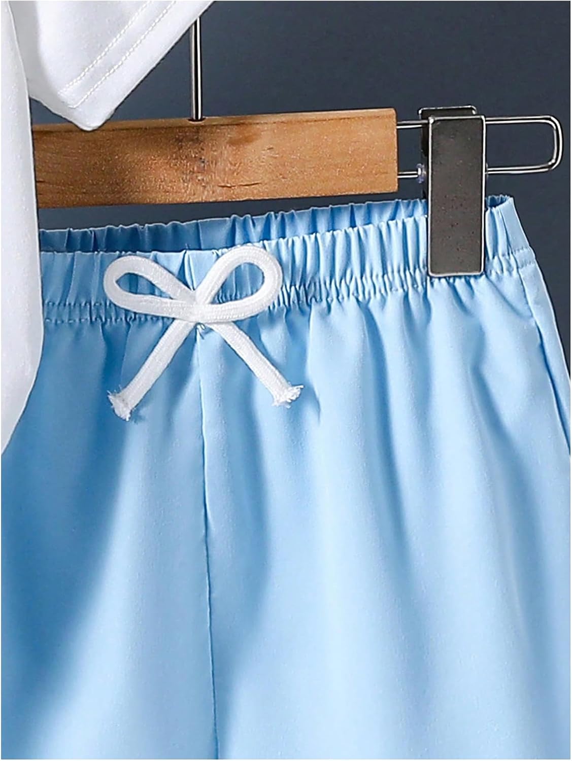 VIPWOLF Boy's 2 Piece Cute Outfits Short Sleeve Graphic Tees and Casual Shorts Teen Boy Clothes