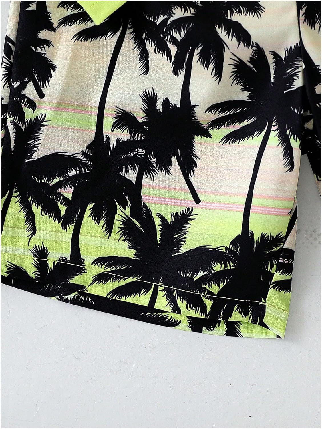 VIPWOLF Boy's Summer Outfits Sleeveless Tank Top and Tropical Print Shorts