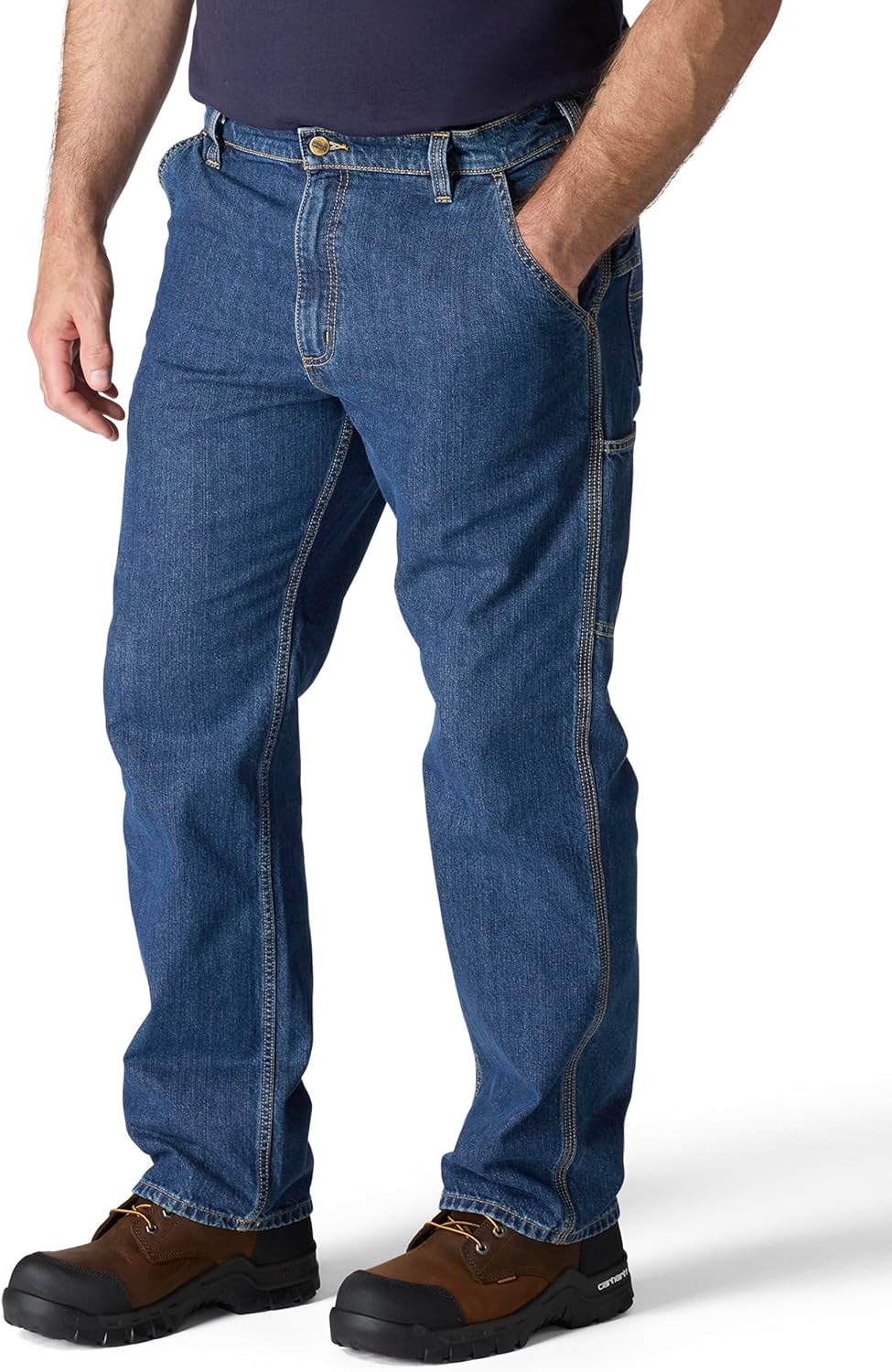 Carhartt Men's 107229 FR Loose Straight Denim Dungaree